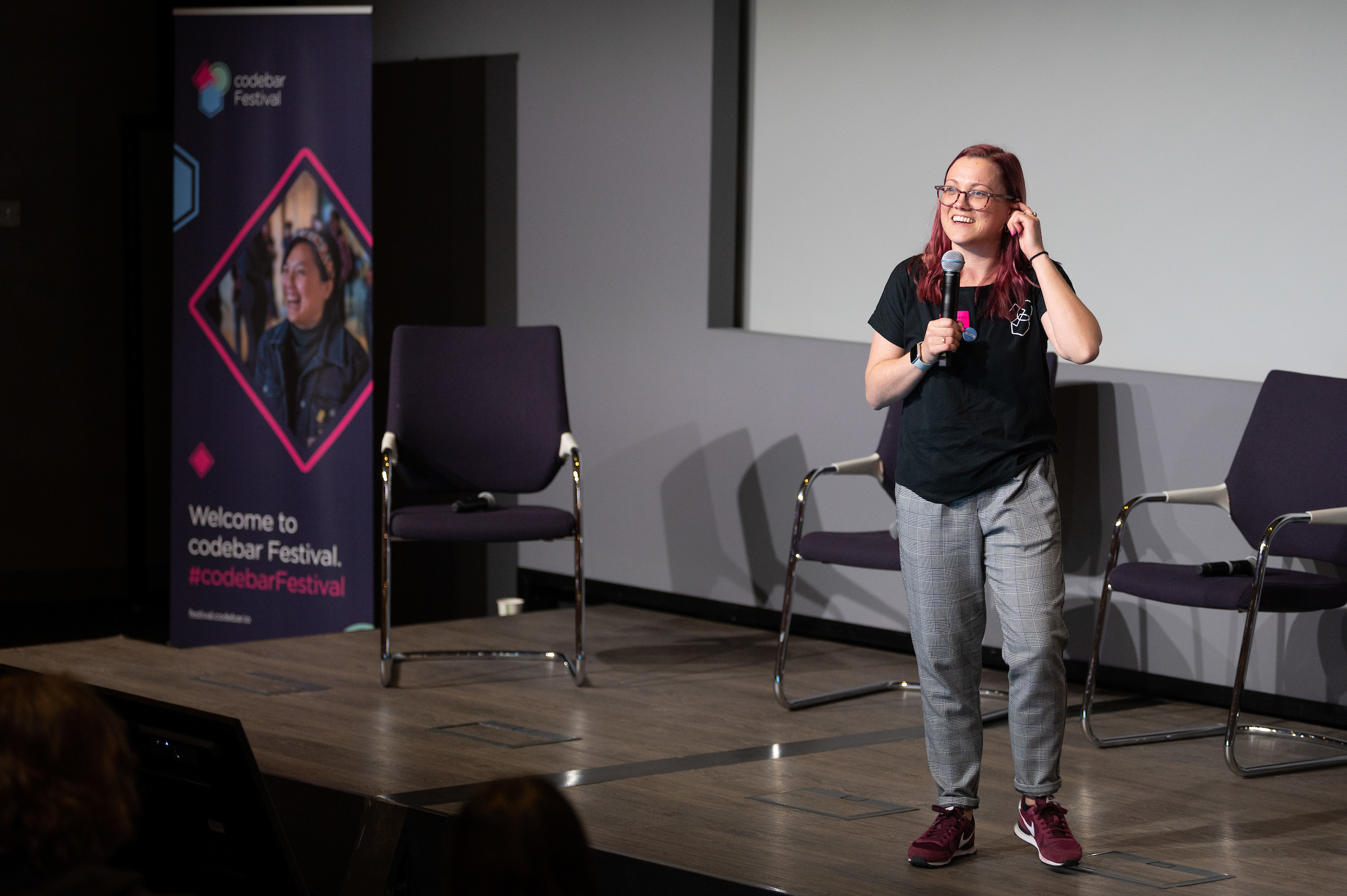 Kimberley, a speaker during codebar Festival